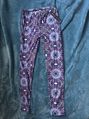 New Mix Purple Multi-Pattern Leggings